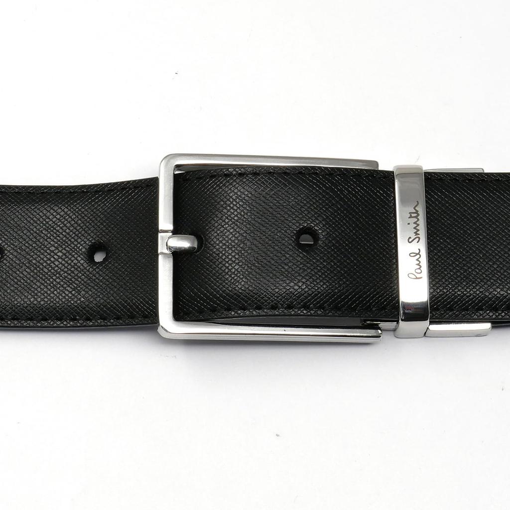 Paul Smith Reversible Leather Belt Simple Includes Care M1A 4437 Men's Set, Design, Cloth, (Type C)
