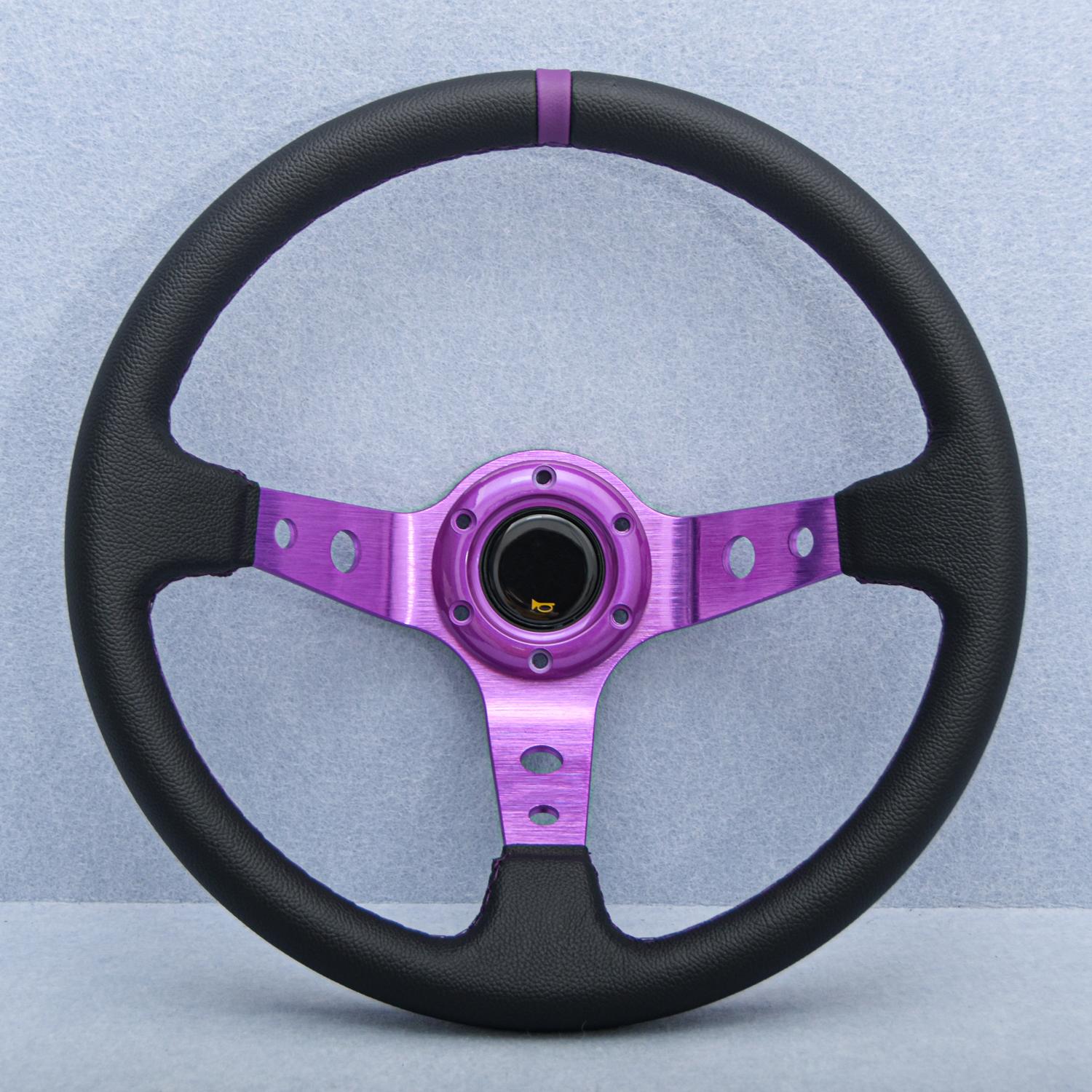JDM PVC Ādas Stūre Ar Violetiem