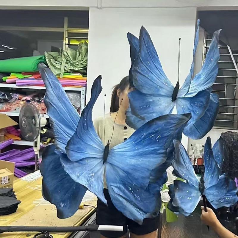 Große 3D Schmetterlingskunst für Hochzeitsdeko & Fotografie