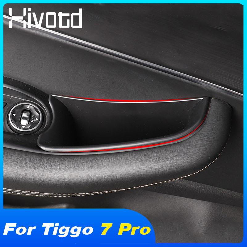 Car Door Armrest Storage Box Interior Containing Organizer Interior Accessories For Chery Tiggo 7 Pro Xcite X-Cross 7 -