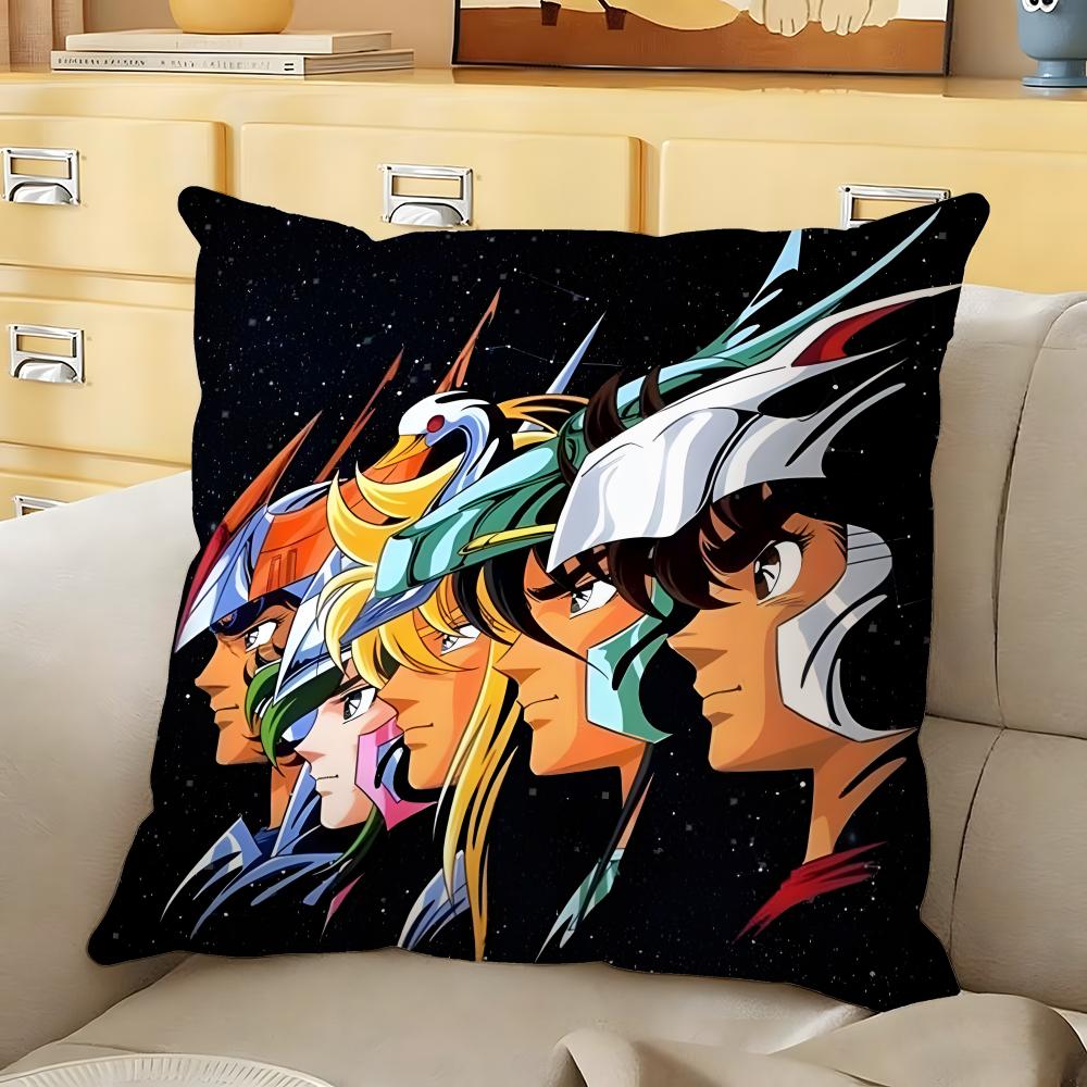 Anime SSaint SSeiya Cushion Cover Soft Durable Reversible Pillow Cover Home  Car MultiScene Daily Comfort Pillowcase