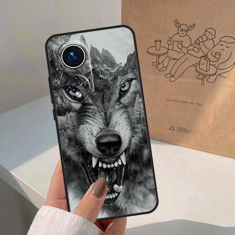 Animal Wolf Howling For Honor Magic 8 Pro 7 6 5 Lite Case For Honor Win RT 200 400 50 70 90 X8b X9a X9b X9c X9d