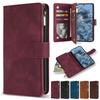 Wallet Multi-card Zipper Kickstand Photo Frame Magnetic Flip Leather Case For Google Pixel 8a 8 Pro 7a 7 6a 6 Protective Cover
