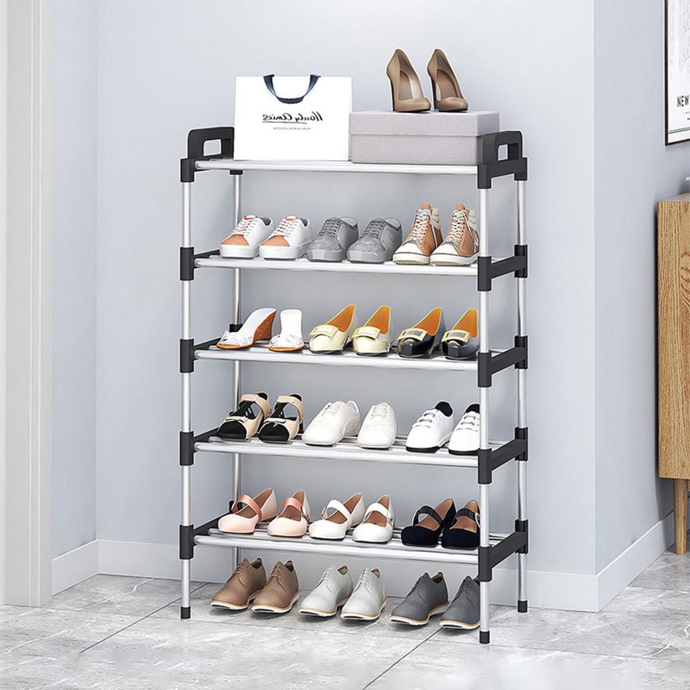 Simple Shoe Rack Multi Layer Dustproof Household Doorstep Shoe Cabinet Storage Space Saving Assembly Of Small Shoe Rack