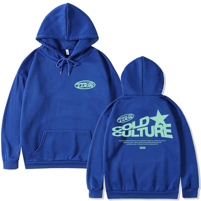 Girls Winter Hoodie Fleece Lined Loose Fit Printed Sweatshirt Streetwear