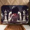 anime D-Death N-Note Floor Mat Soft Flannel Floor Mat  Suitable for Entryways, Living Rooms, Bedrooms, and Bathrooms