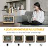 Black Wireless Weather Station Atomic Clock Digital Weather Station Weather Forecast Station