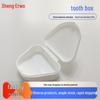 Dental Retainer Case: Portable Orthodontic Storage & Cleaning Box for Mouthguards and Invisible Aligners