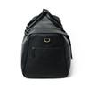 Black Leather Duffle Bag: Full Grain Weekender Travel Bag