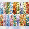 32pcs, Brightly Colored Flower Bouquet Bookmarks, Suitable for Teachers, Readers, and Enthusiasts, Gifts, Parties, Birthdays