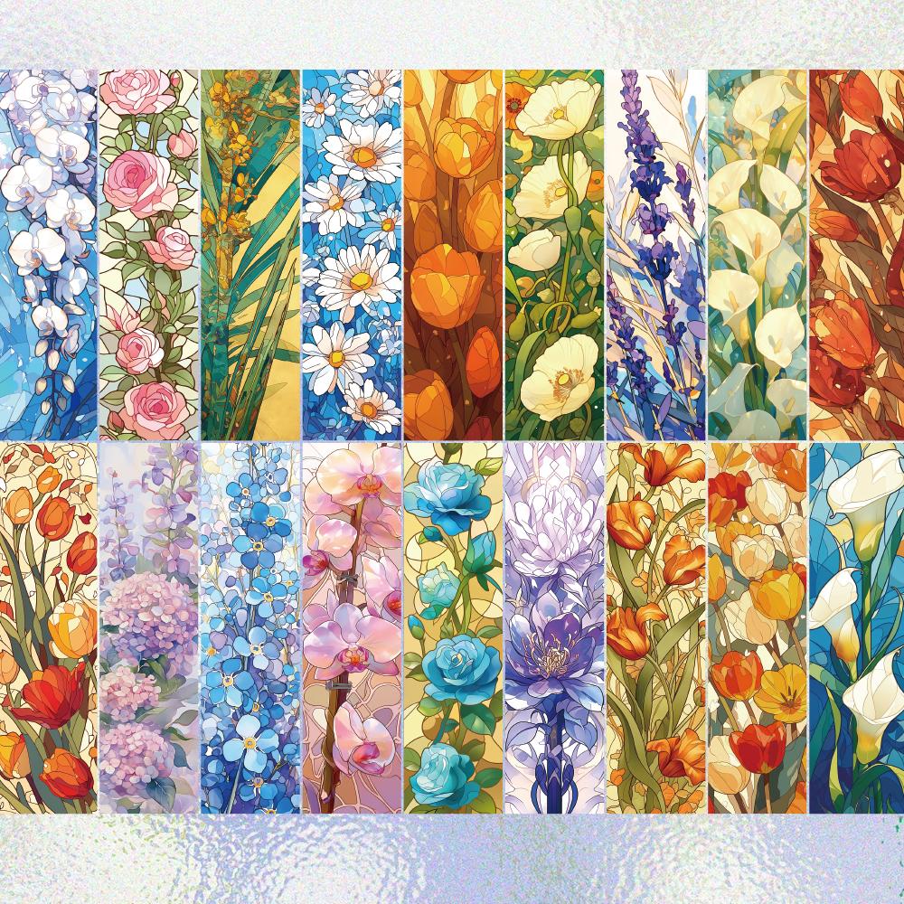 32pcs, Brightly Colored Flower Bouquet Bookmarks, Suitable for Teachers, Readers, and Enthusiasts, Gifts, Parties, Birthdays