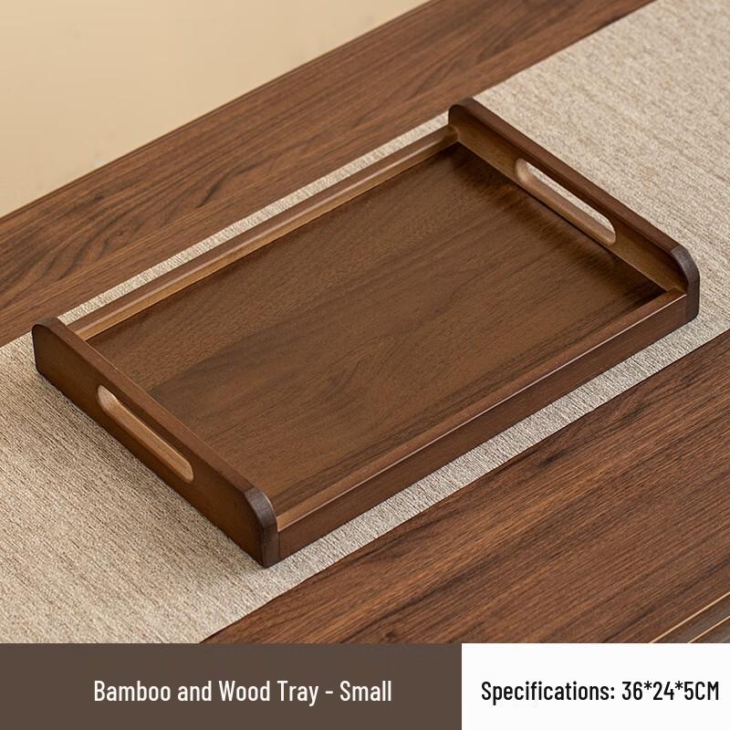 MOLUONA Commercial Wooden Serving Tray