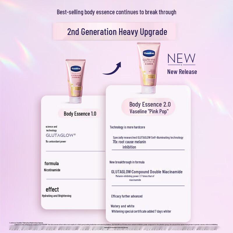 Nawilżający i rozjaśniający balsam w formie esencji Vaseline