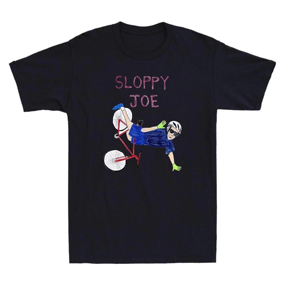 Sloppy Joe Bicycle Funny Running The Country Is Like Riding A Bike Men s T-Shirt L