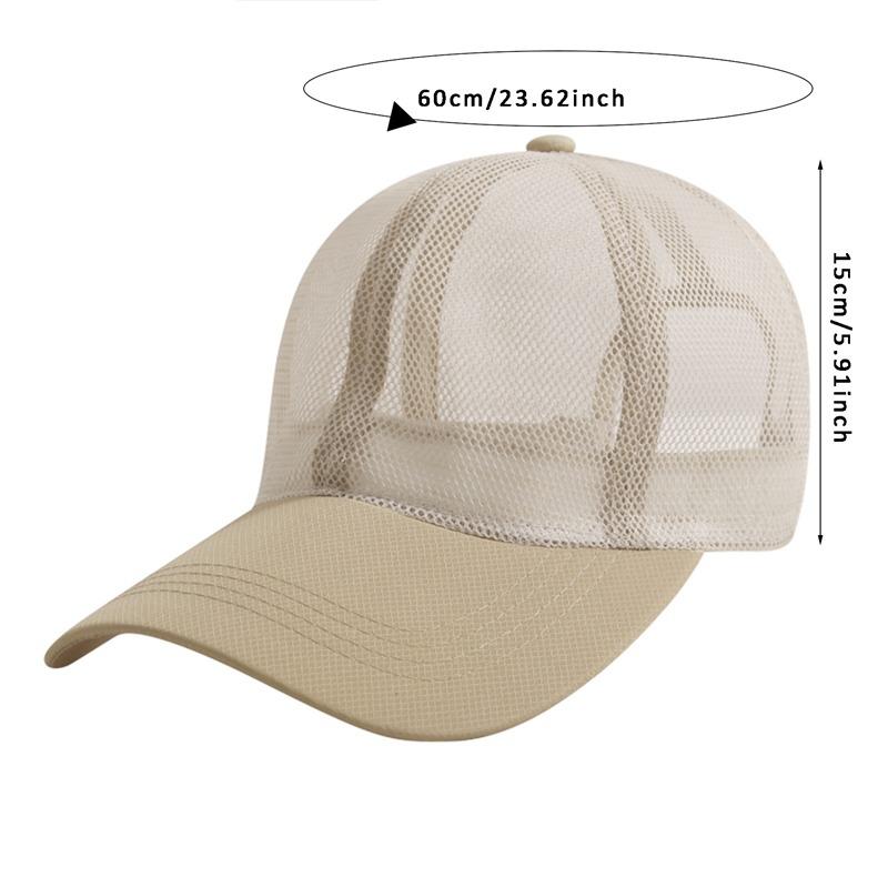 Adjustable Mesh Snapback Cap - For Airsoft Fishing Hunting Basketball Outdoor Sports Unisex Design