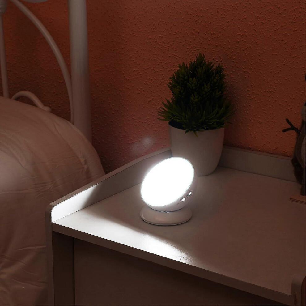 Motion Sensor Night Light Small Cordless LED Puck Light with Rotating Base Magnetic Battery Operated Cruise Night Light Portable Cruise Ship Essential