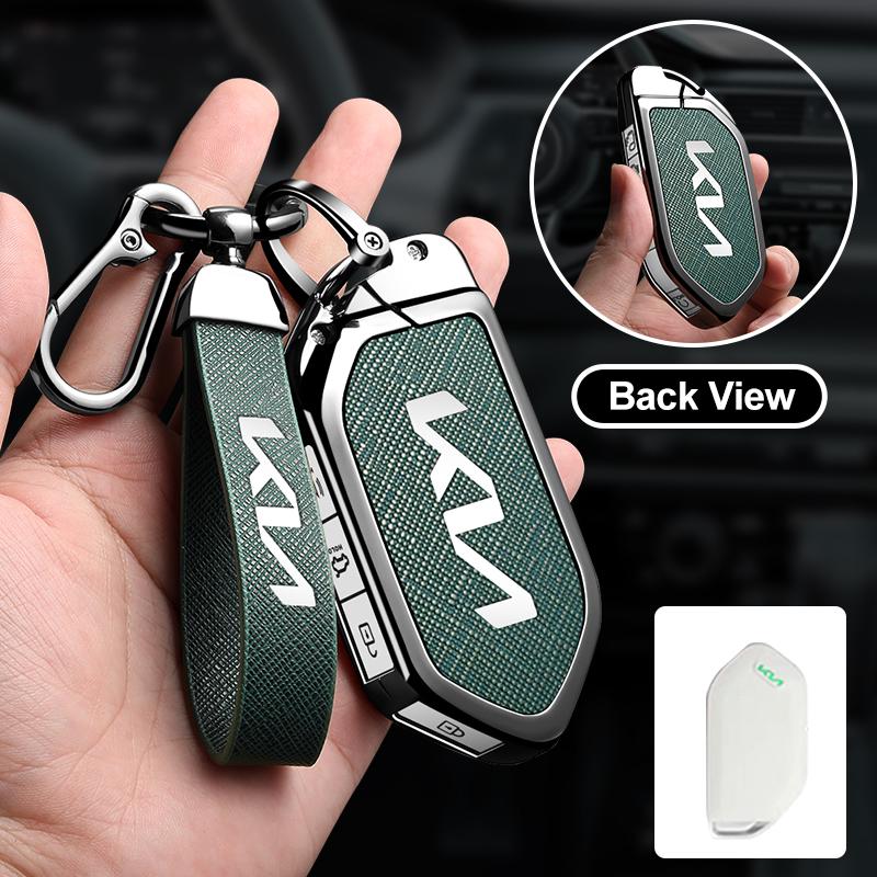 AAAFY1 4/5/6/7/8/9 Button Car Smart Remote Key Case Cover Shell Bag Holder For Kia Carnival EV9 Picanto GT Line 2024 Keychain Accessory