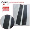 For BMW 1 Series E81 E82 E87 E88 Hatchback 2004-2013 Polished Pillar Posts Gloss Window Trim Cover BC Column Sticker 6PCS