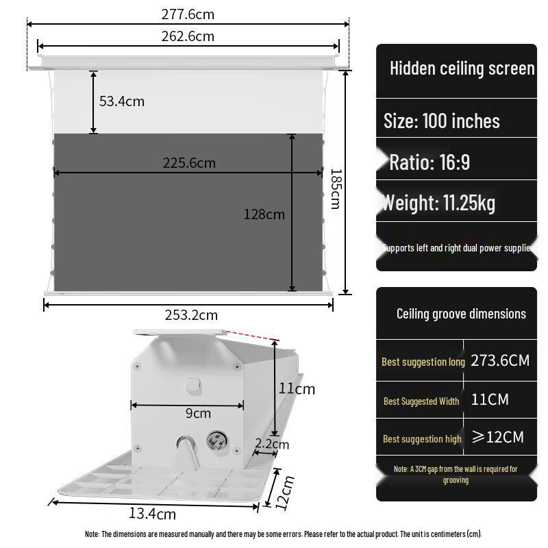 IN&VI In-Ceiling Motorized ALR Projection Screen
