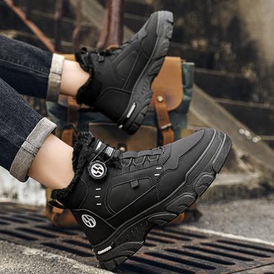 Chaussures d'hiver pour hommes Chaudes Résistantes au froid Bottes de neige pour hommes Montantes Plateforme Qualité Mode Nouveauté Confortable Luxe Décontracté Fourrure Marques