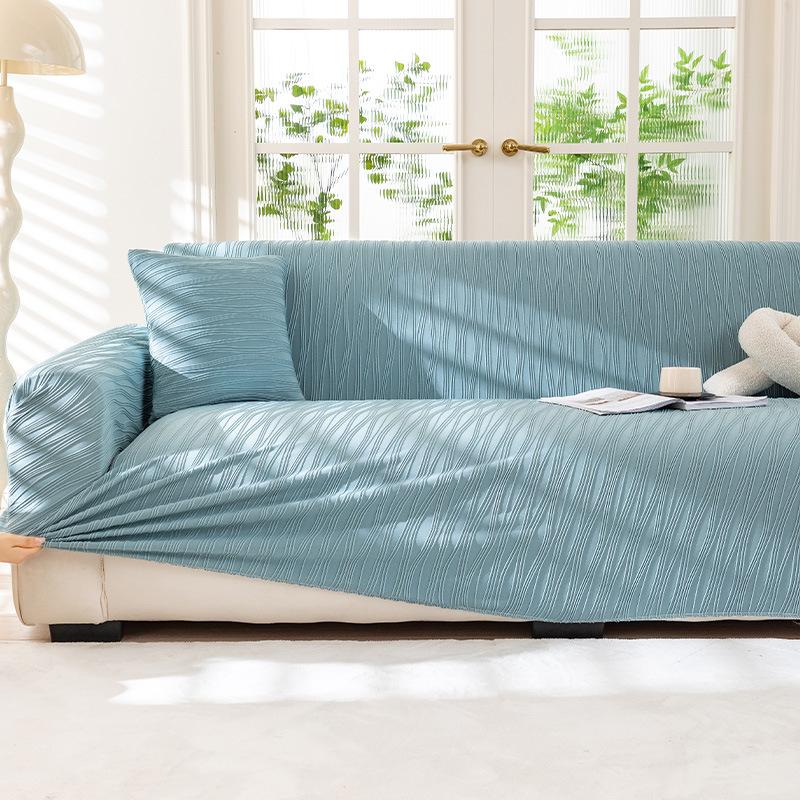 Sofa Cover All In One All In One New Summer Cool Ice Silk Elastic Lazy Sofa Dust Cover