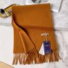 100% Cashmere Winter Design Pashmina Wool Scarf for Women Warm Thick Shawls and Wraps Female Bufanda Echarpe Tassel Muffler