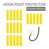 20packs=200pcs Carp Fishing Accessories Hook Point Protector Yellow For Carp Fishing Hook Terminal Tackles