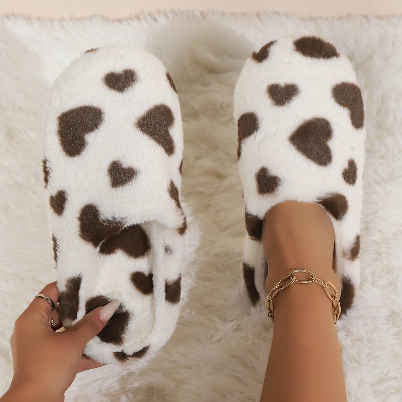 

Тапочки Мао Мао домашние мягкая подошва нескользящие осенне-зимние хлопковые тапочки-моп любовь точки домашние комнатные с подогревом пола моп 40-41 темно-коричневого