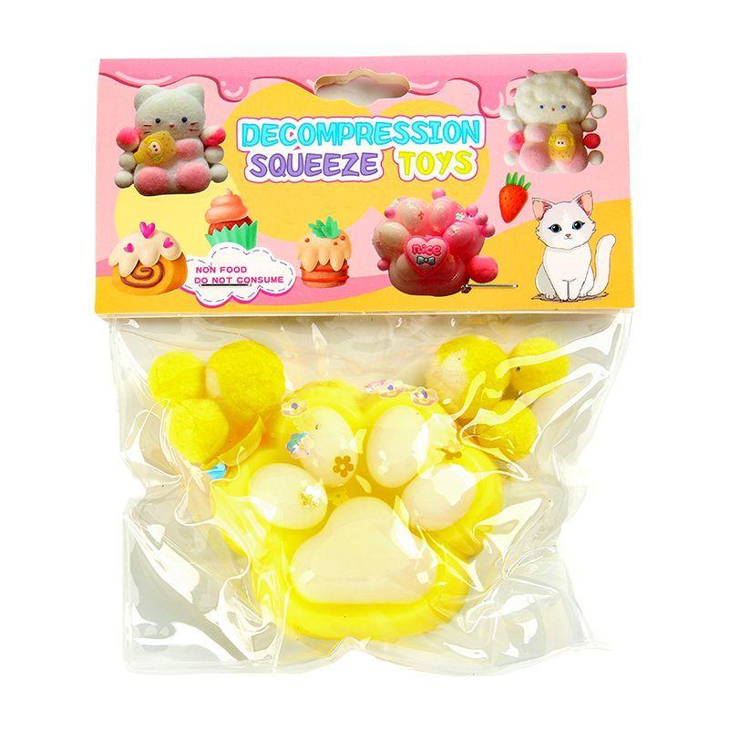 

Мила плюшева котяча лапка, іграшка для розваг, що стискається, надзвичайно м яка та липка текстура, іграшка для зняття стресу