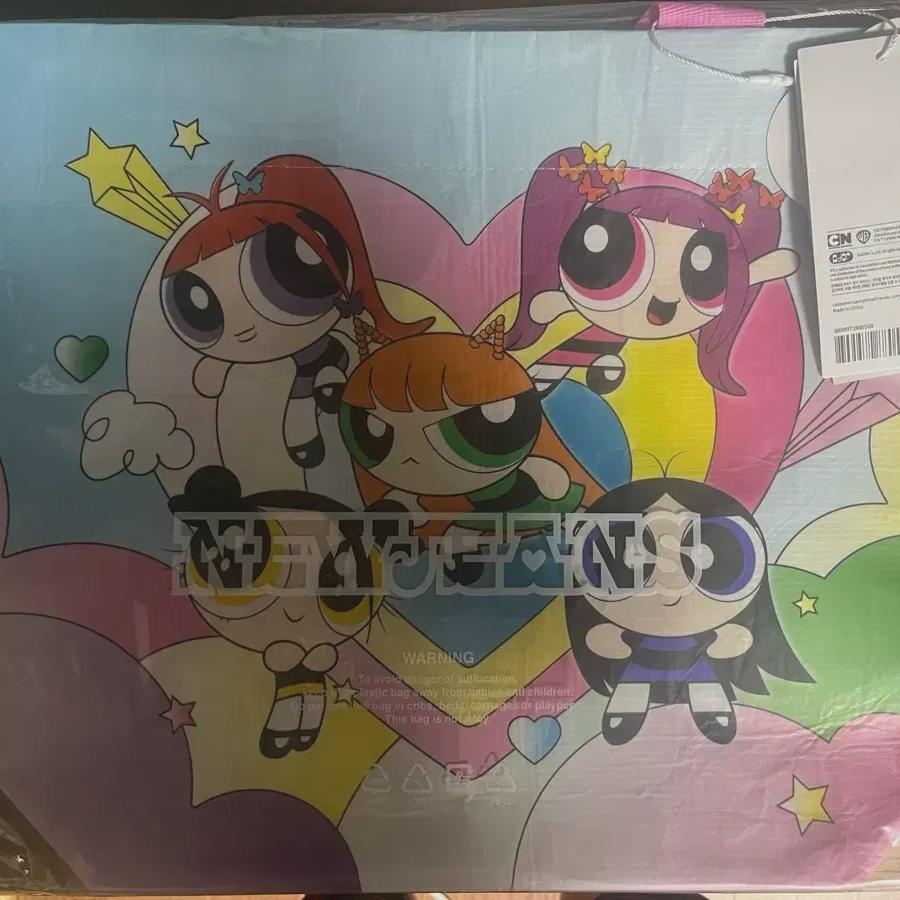 

Многоразовая сумка Newjeans Powerpuff Girl Eco Bag, запечатанная, абсолютно новая