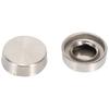 ABUL-16 Mm Stainless Steel Mirror Nails Screw Cap (16 Pieces)