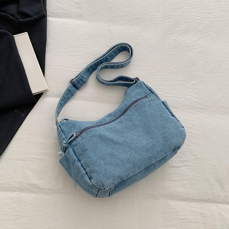 Denim Bag Women's Shoulder Bag Large Capacity Commuter Crossbody Bag