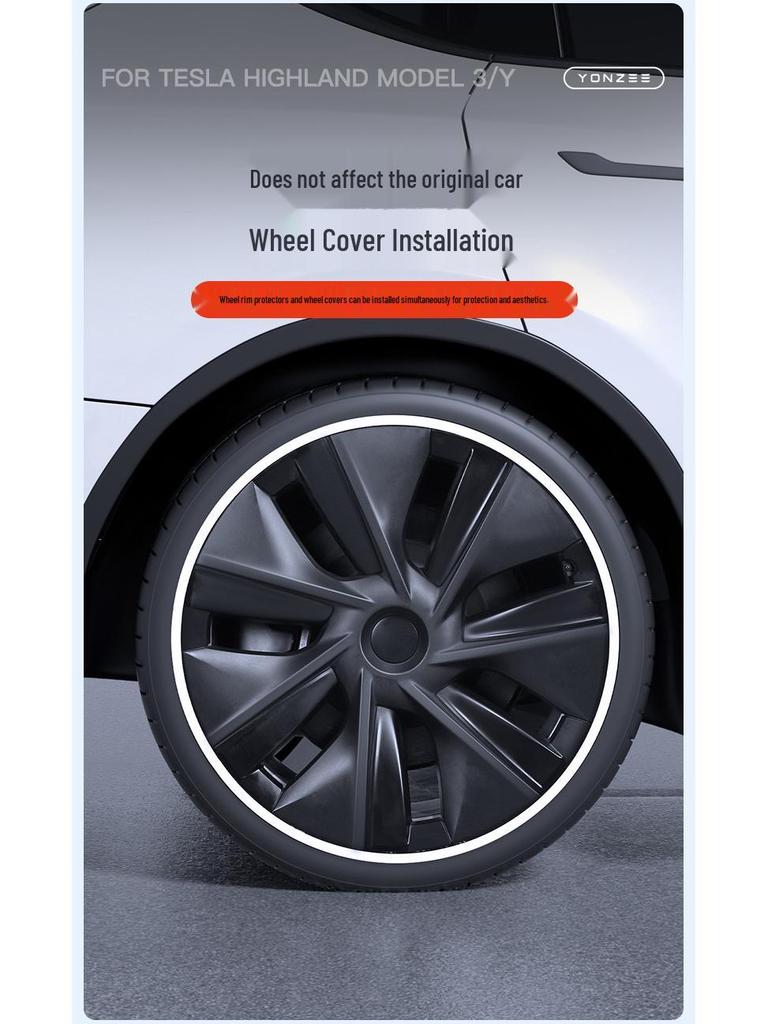 Acessórios Protetor de Anel de Cubo de Roda 19" 20" para Tesla Model 3/Y