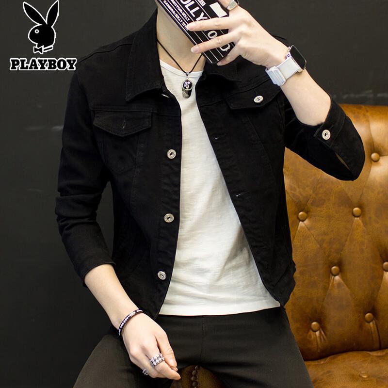 PLAYBOY Men s Casual Denim Jacket M