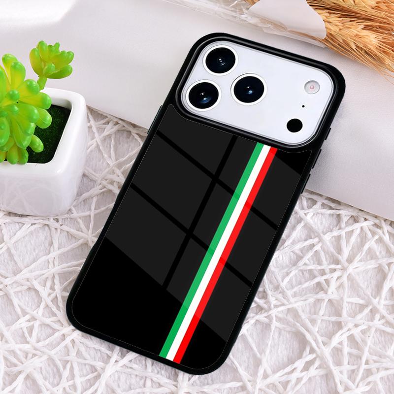 Italy Flag soft Phone Case for iPhone 17 Air 16 15 11 12 14 13 Pro Max Shockproof Cover