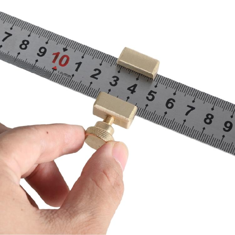 Steel Ruler Positioning Block Ruler Limiters Measuring MarkingGauges Carpentry