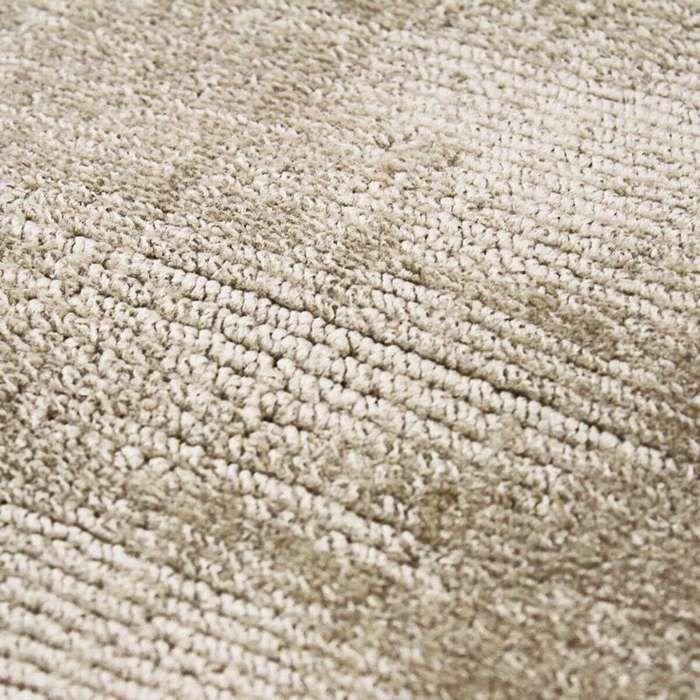 Living Room Rug Velvet Look Natural Ecru 120x170