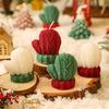 1/1PC Christmas Gloves Shaped Candles 1D Scented Candle Aromatherapy Soy Wax for Weddings Birthdays Home Festive Ambiance Decor