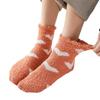 Women's Winter Fleece-Lined Heart Terry Floor Socks - Extra Thick, Non-Shedding, Mid-Calf Style