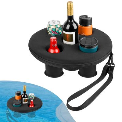 Nieuwe Zwevende Zwembad Bekerhouder Zwembad Drankje Drijver Met 5 Gaten Zwevende Dienblad Voor Zwembadfeesten Strand Spa Bubbelbad Zwevend Gereedschap