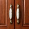 Marble Vein Ceramic Cabinet Knobs Antique Crack Furniture Handles Wardrobe Handles  Cabinet Doors