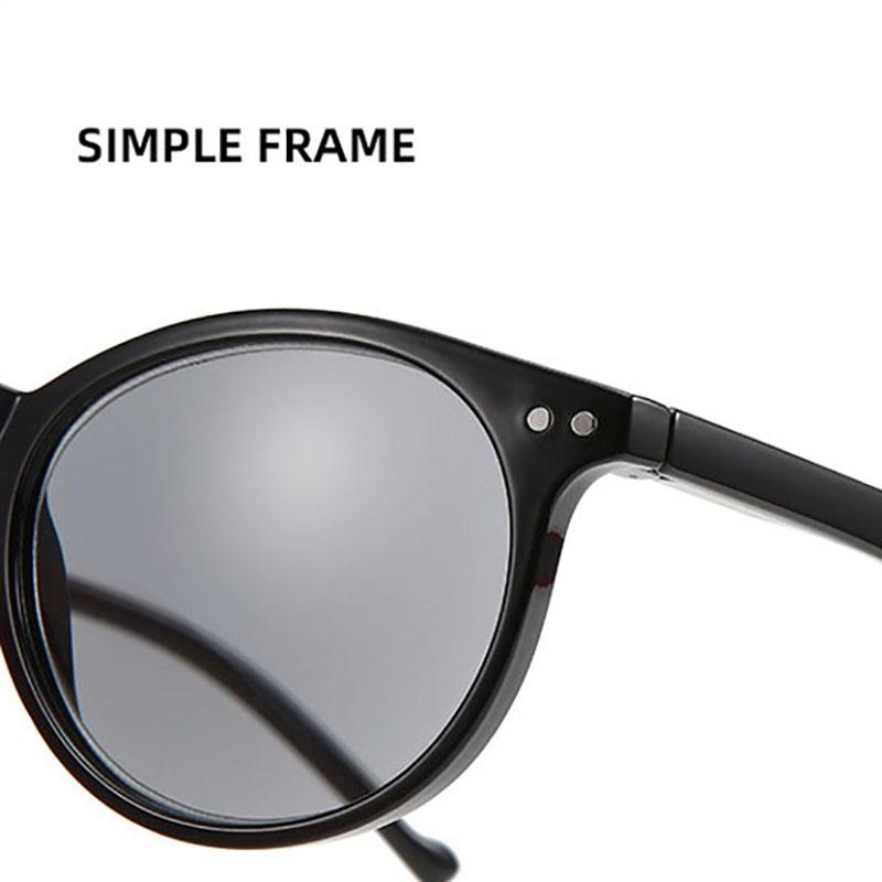 Retro Vintige Round Frame Reading Sun Glasses UV400 Eye Protection Presbyopia Eyewear With Diopters +1.0+1.5+2.0+2.5+3.0+3.5+4.0