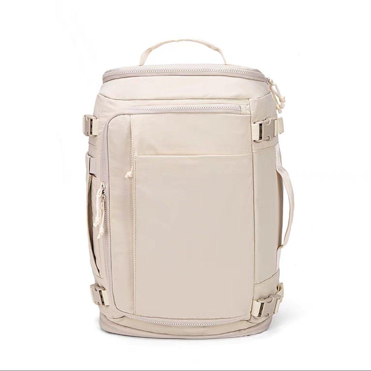 

Женский и мужской дорожный легкий рюкзак 2025 - Большая вместимость, многофункциональная сумка для ноутбука для деловых поездок грязно-белый