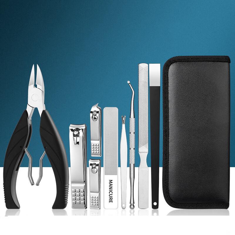 9-piece Stainless Steel Manicure Tool Set