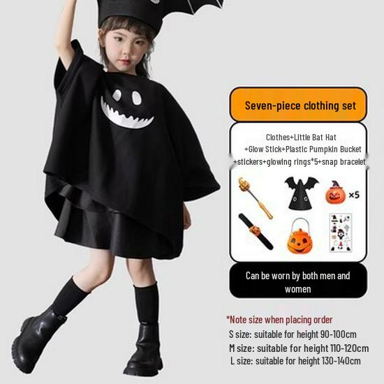 Junran Halloween Kinder Geisterkostüm Umhang und Cape für Jungen und Mädchen