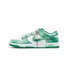 Nike Dunk Slip Resistant Abrasion Resistant Low top Skateboard Shoes Men's White Green HF5441-101(Team1326-SBOX)