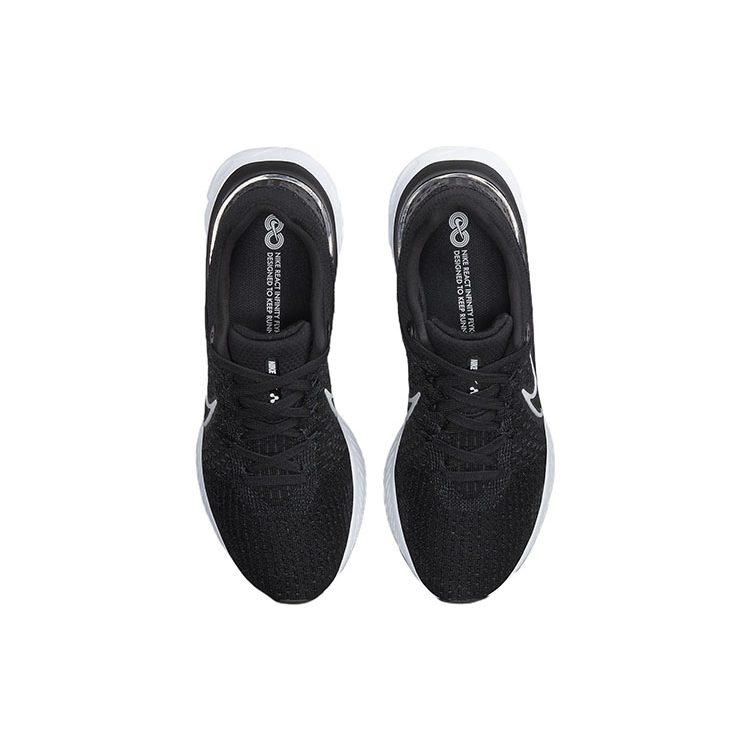 Nike React Infinity Run Flyknit 3 Black White DH5392-001