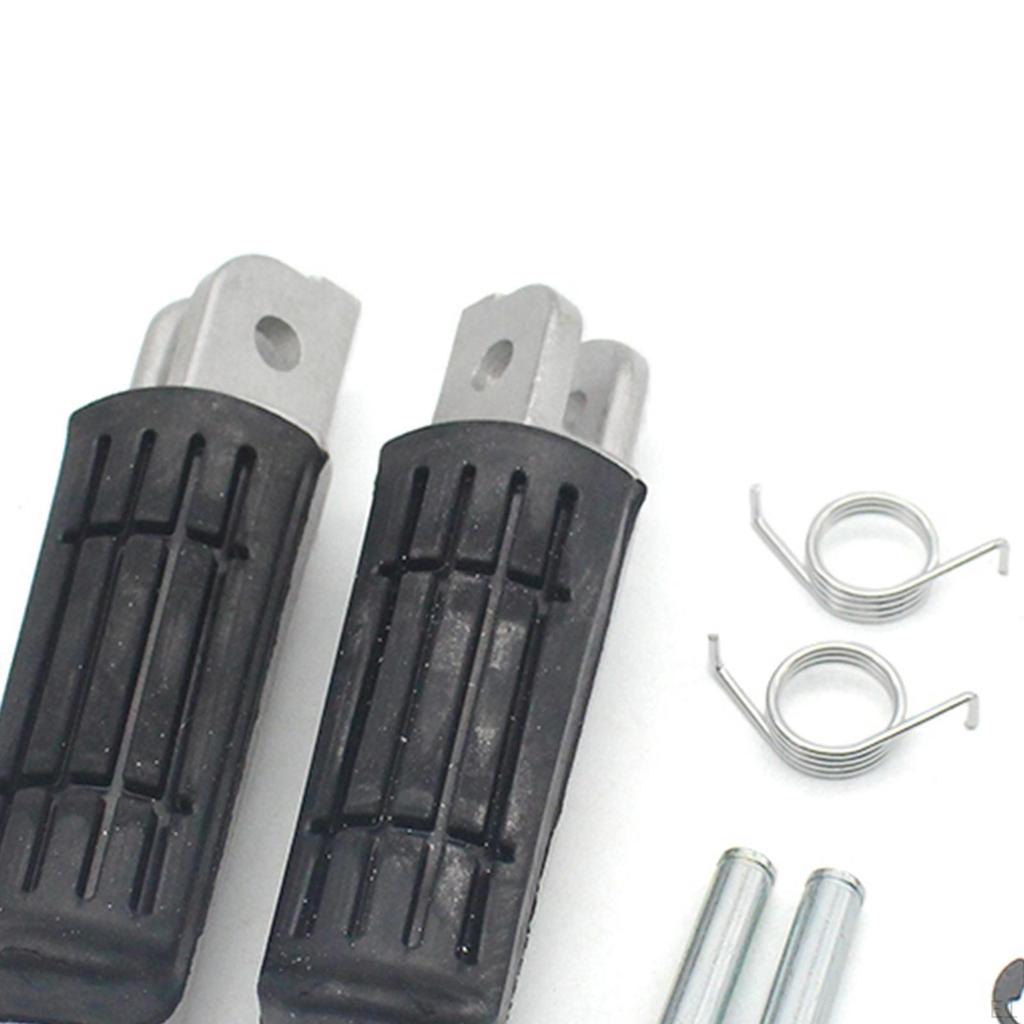 1 Paar Motorcycle Front Rear Foot Pegs Footrest Pedal Fits for YZF1000 R1 FZ6R FZ6 FJR1300