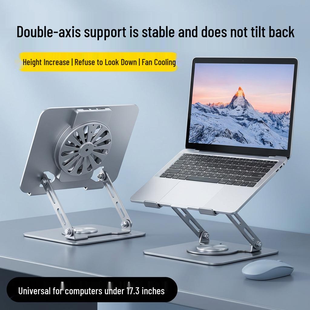 Adjustable Carbon Steel & Aluminum Laptop/Tablet Stand