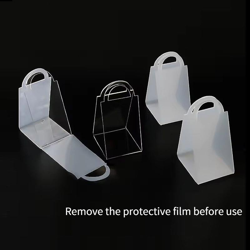 Birthday Party Transparent Decoration Wedding Handheld Box Valentine's Day Gift Box Sugar and Fruit Basket Acrylic Luxury Triangle Gift Box